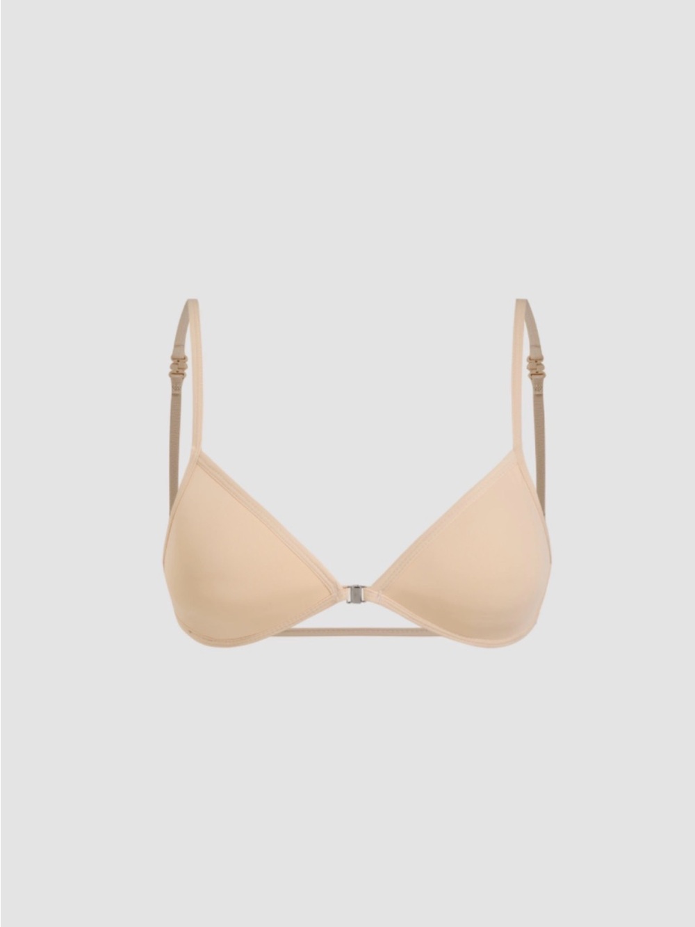 Cider Beige Triangle T-Shirt Bra - Minimal Front-Closure